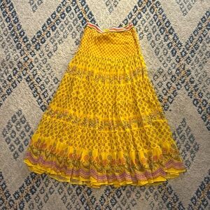 Anthropologie - Tanvi Kedia Embroidered Skirt